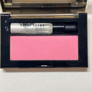 Bobbi Brown Glow To Go Platinum Sparkle Illuminator/French Pink Blush Full Size